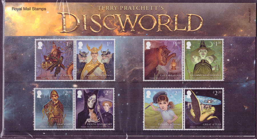 (image for) 2023 Discworld Royal Mail Presentation Pack 637